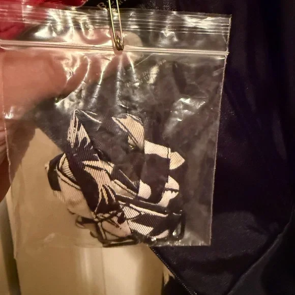 White House Black Market Strapless Red and Black Floral Dress - Picture 5 of 6